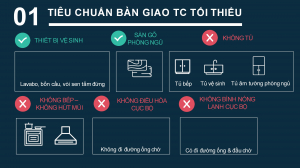 Tiêu Chuẩn Bàn Giao Điển Hình Dự Kiến Dự Án Vinhomes Grand Park