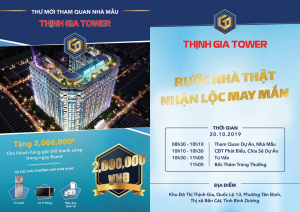 CHƯƠNG TRÌNH MINI EVENT LẦN 2 - 20/10/2019 - THỊNH GIA TOWER