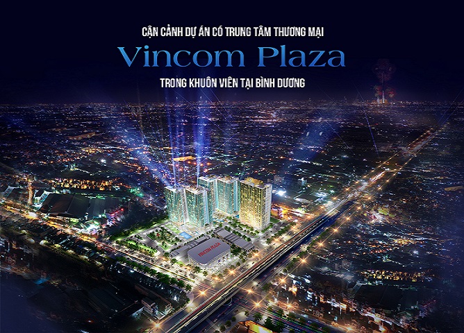 Cận Cảnh Dự Án Có Trung Tâm Thương Mại Vincom Plaza Trong Khuôn Viên Tại Bình Dương