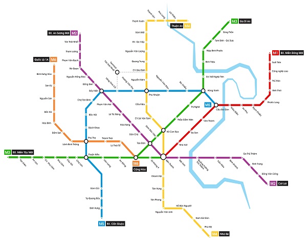 Điều Chỉnh Quy Hoạch Xung Quanh Các Nhà Ga Metro Trong Bán Kinh 500 - 1000m